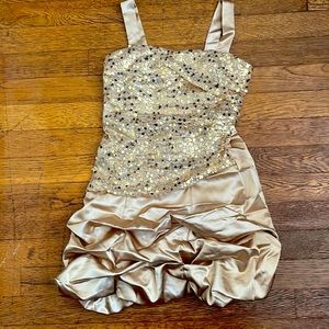 Ruby Rox golden party dress size 8